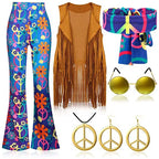 Blue / XL / Other costume hippie