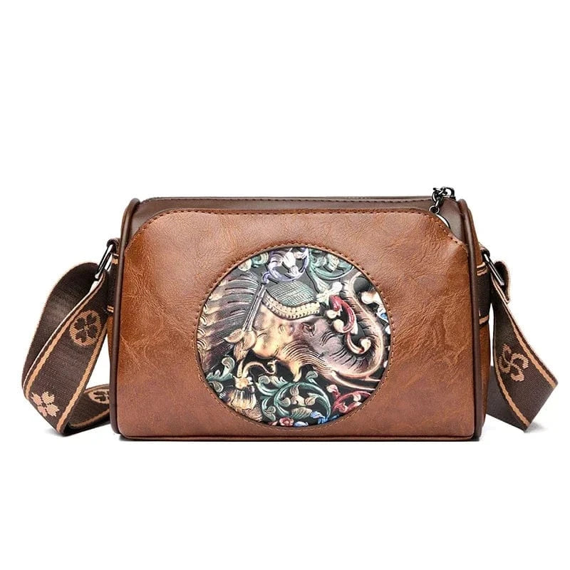 Brown-9619 sac à main femme