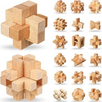 casse tete en bois ( 3 pieces)