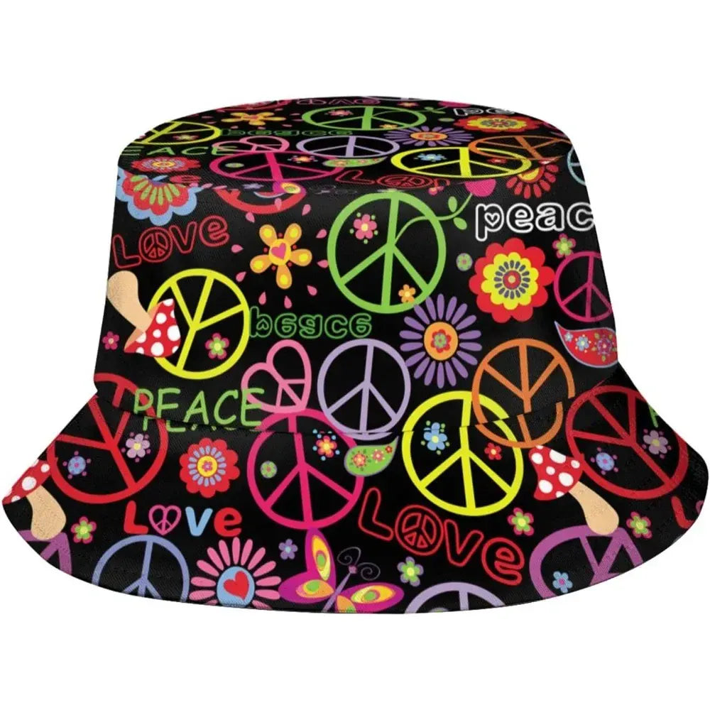 Chapeau peace and love
