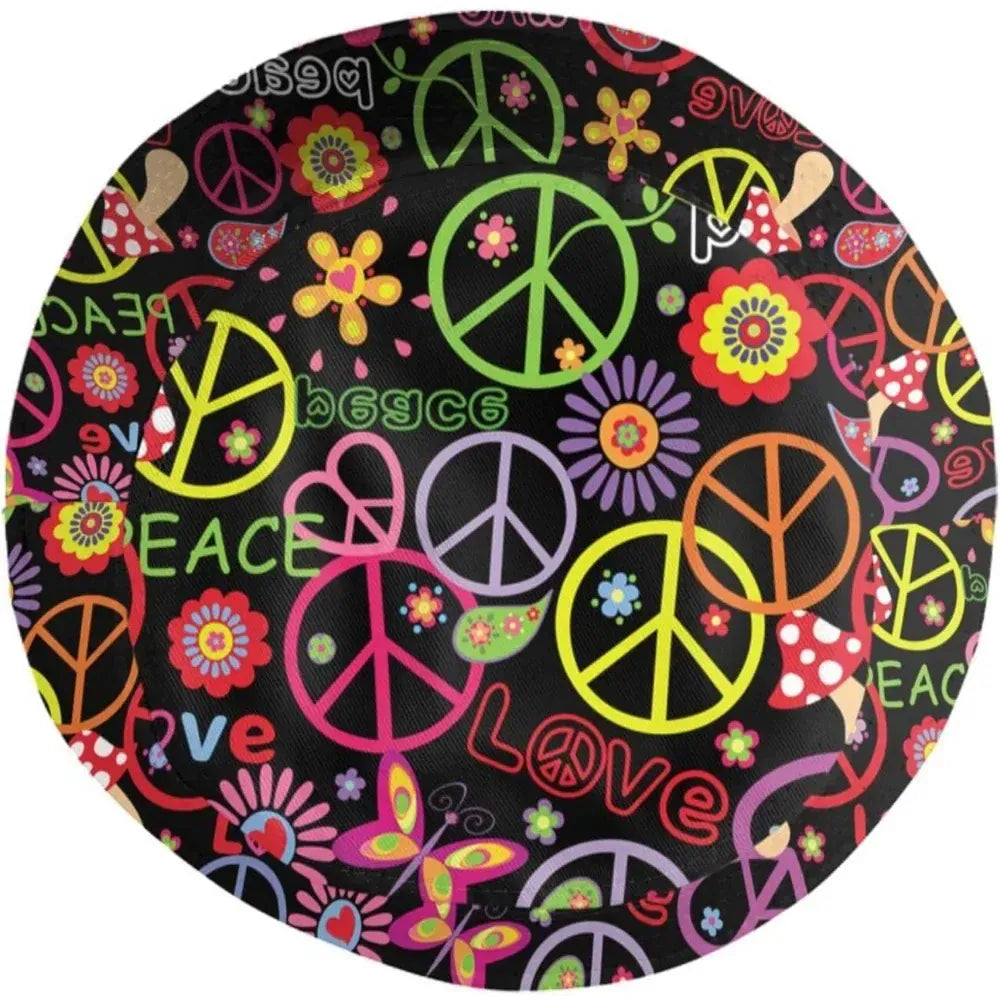 Chapeau peace and love