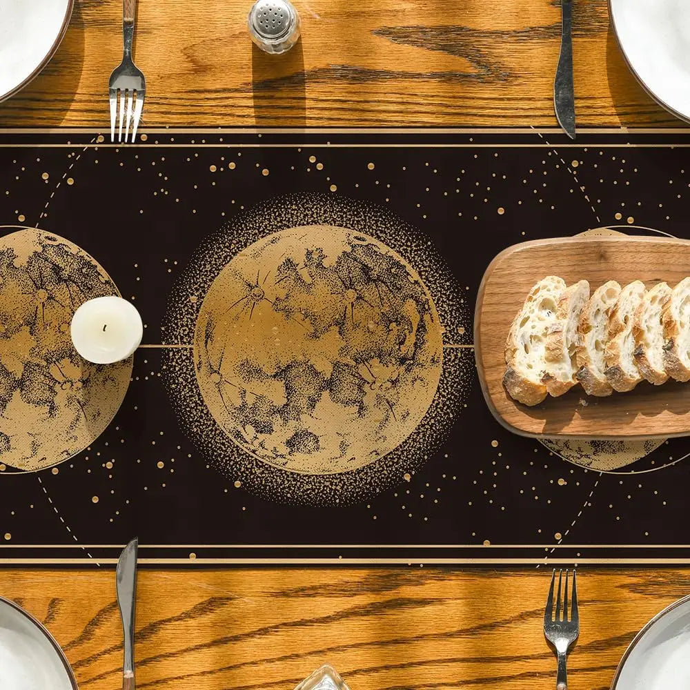 chemin de table lune magique