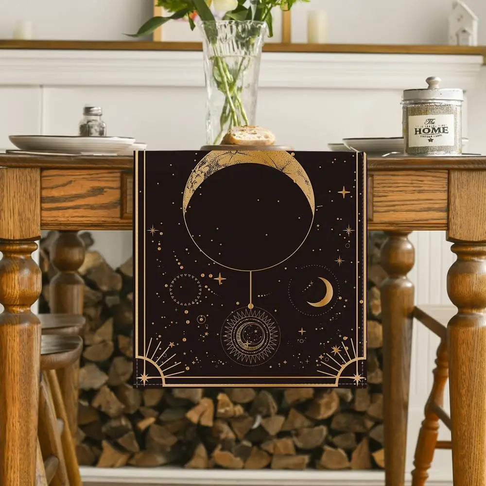 chemin de table lune magique