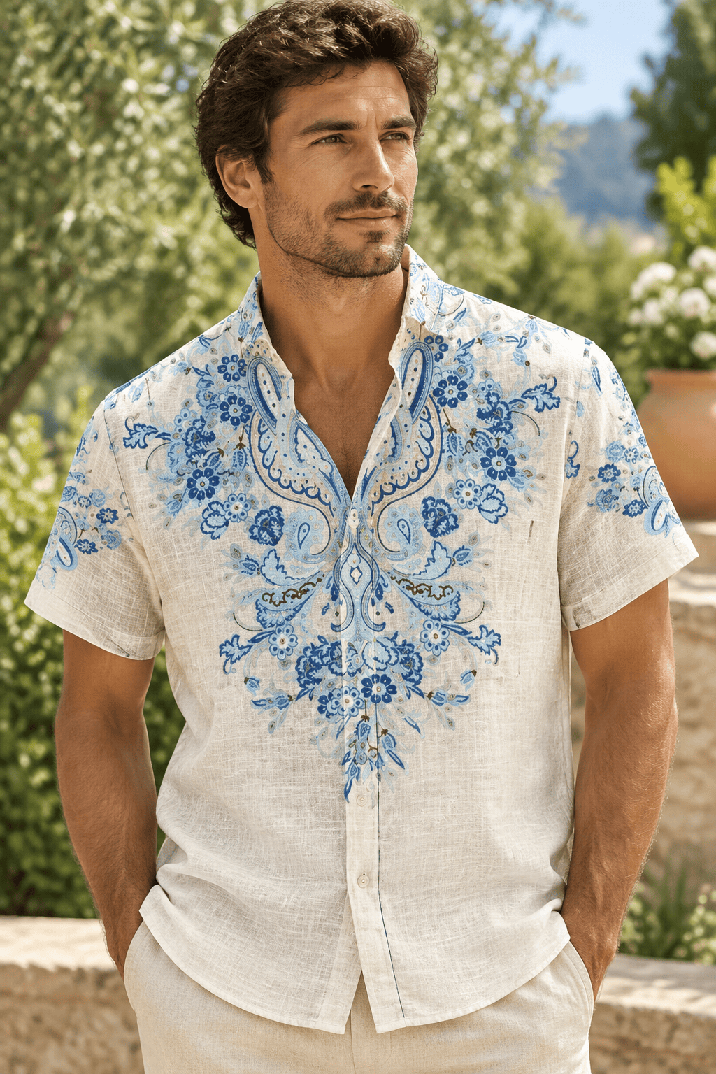 Chemise d'Été en Lin