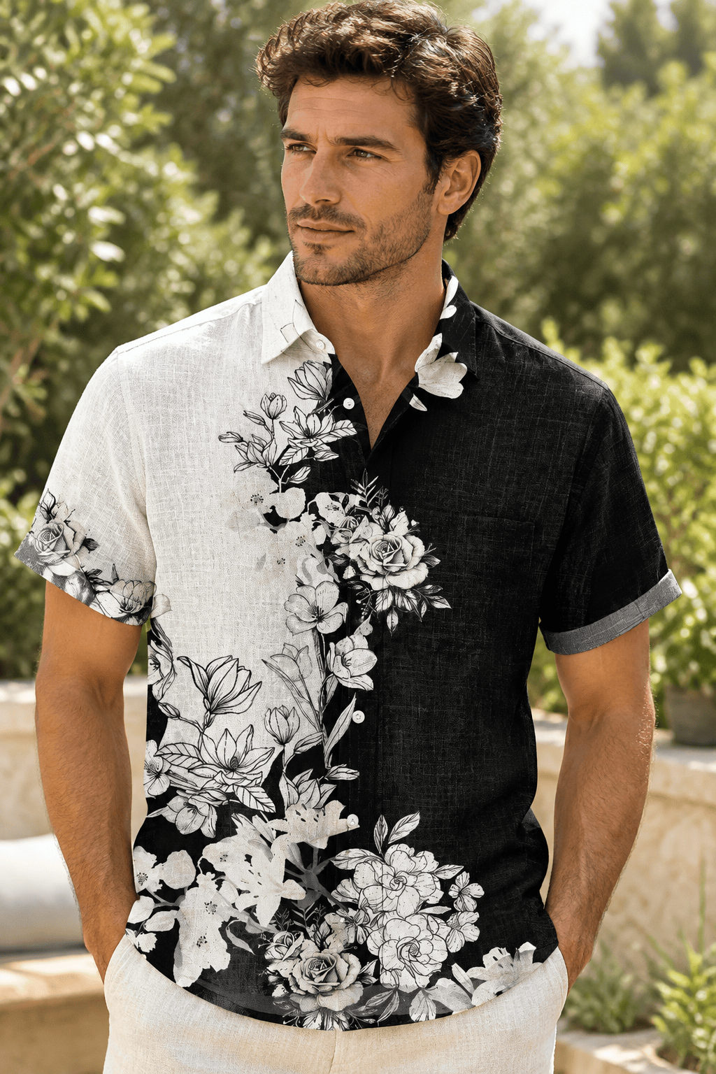 chemise florale