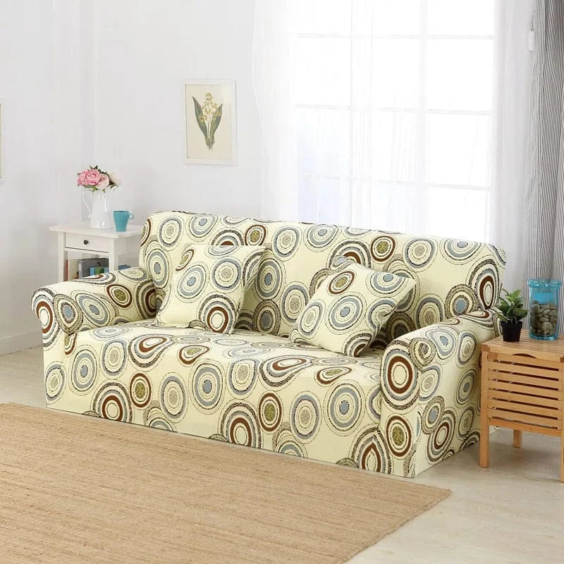 Color 12 / housse de coussin 2pcs housse de canapé extensible