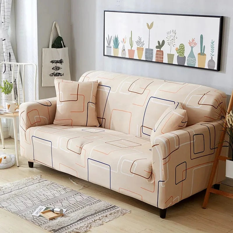 Color 23 / housse de coussin 2pcs housse de canapé extensible