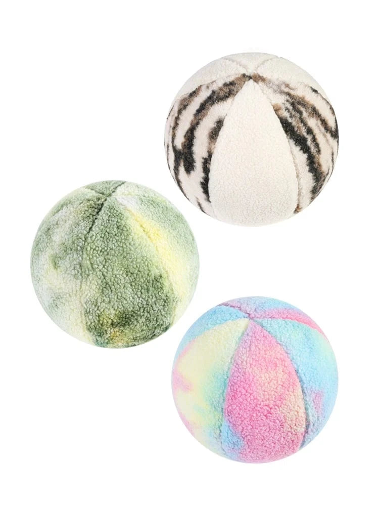 coussin ballon en laine