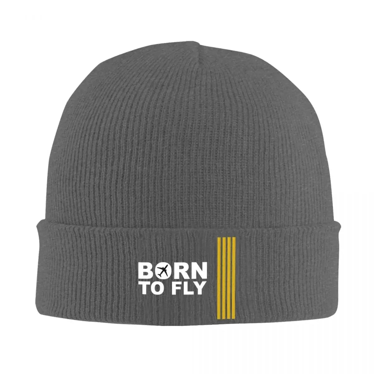 Dark Grey / Knit Hat bonnet aviation