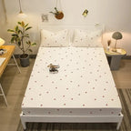 Drap housse 100% coton imprimé  150X200