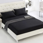Drap housse Double Simple de couleur unie