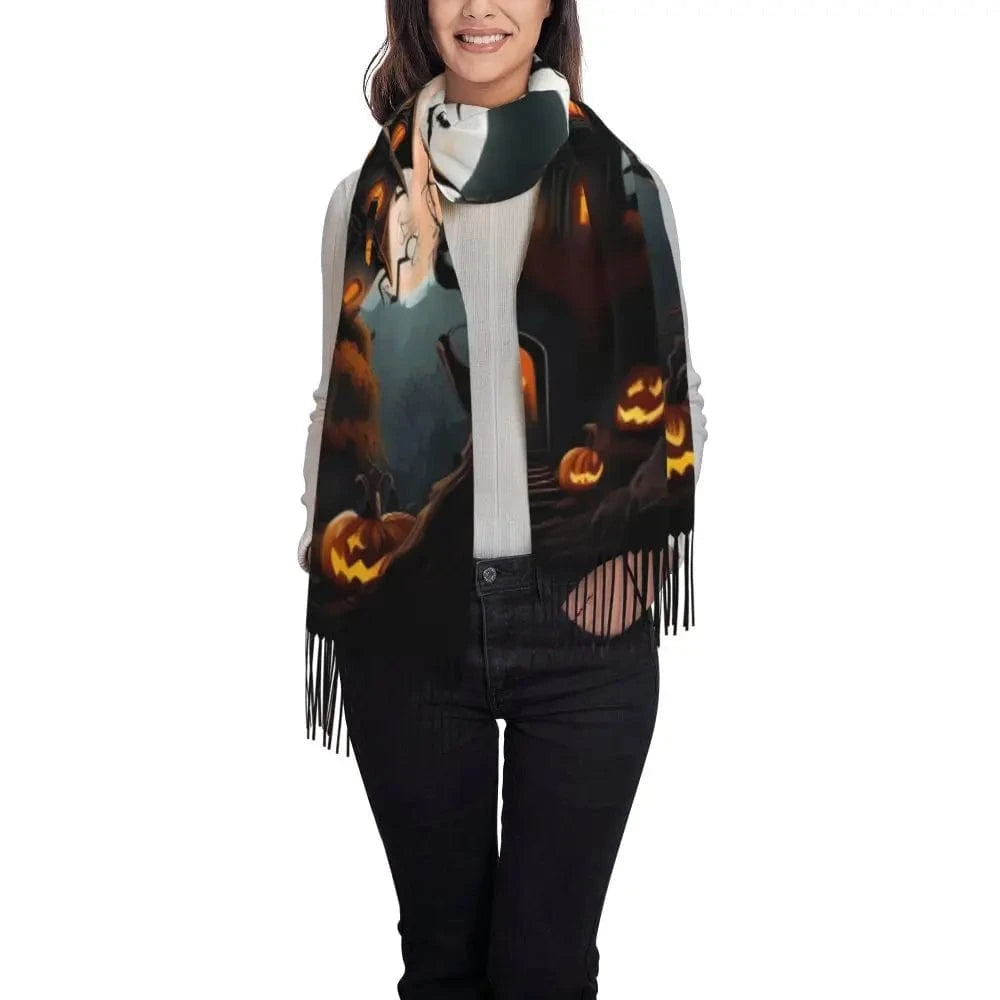 écharpe halloween