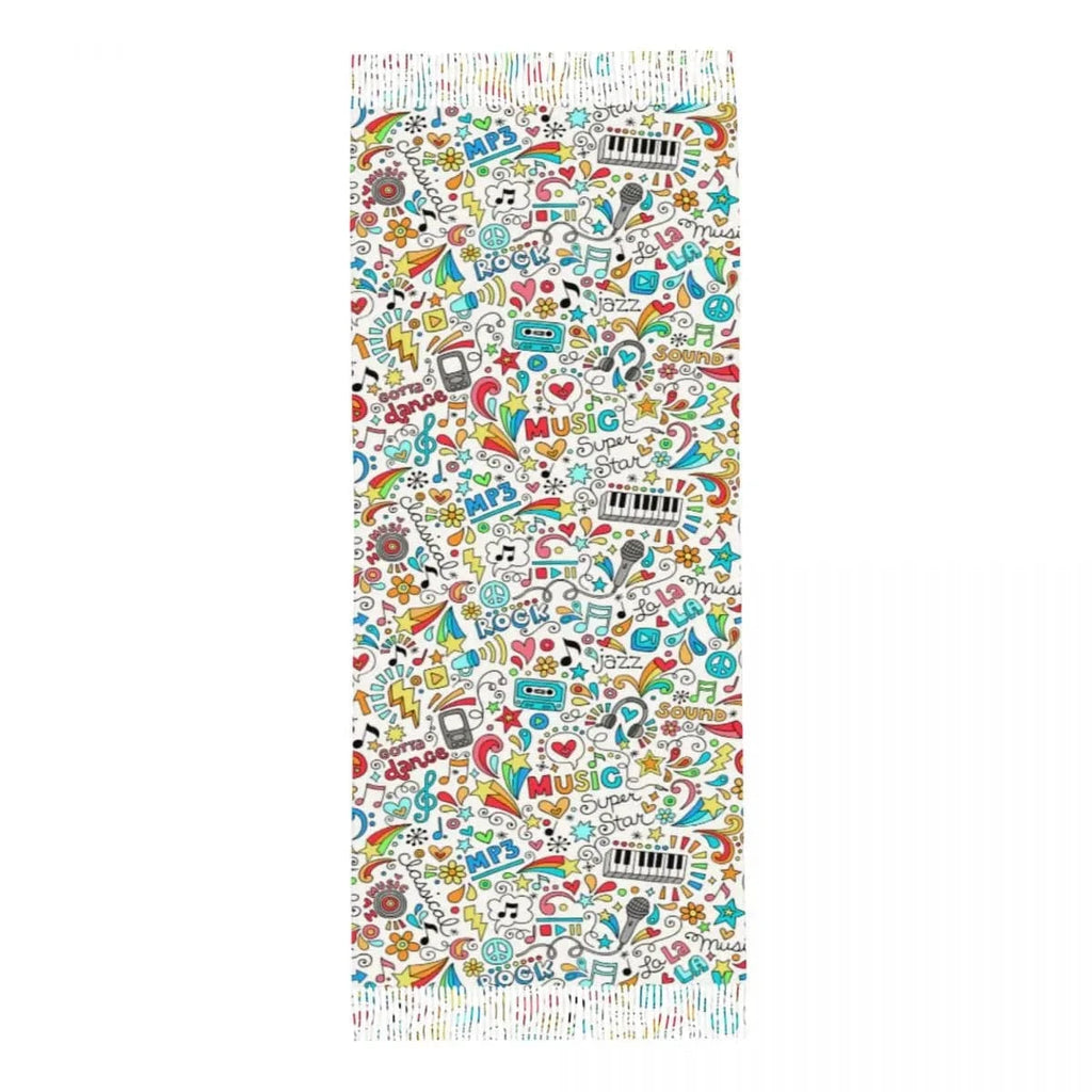 écharpe note de musique