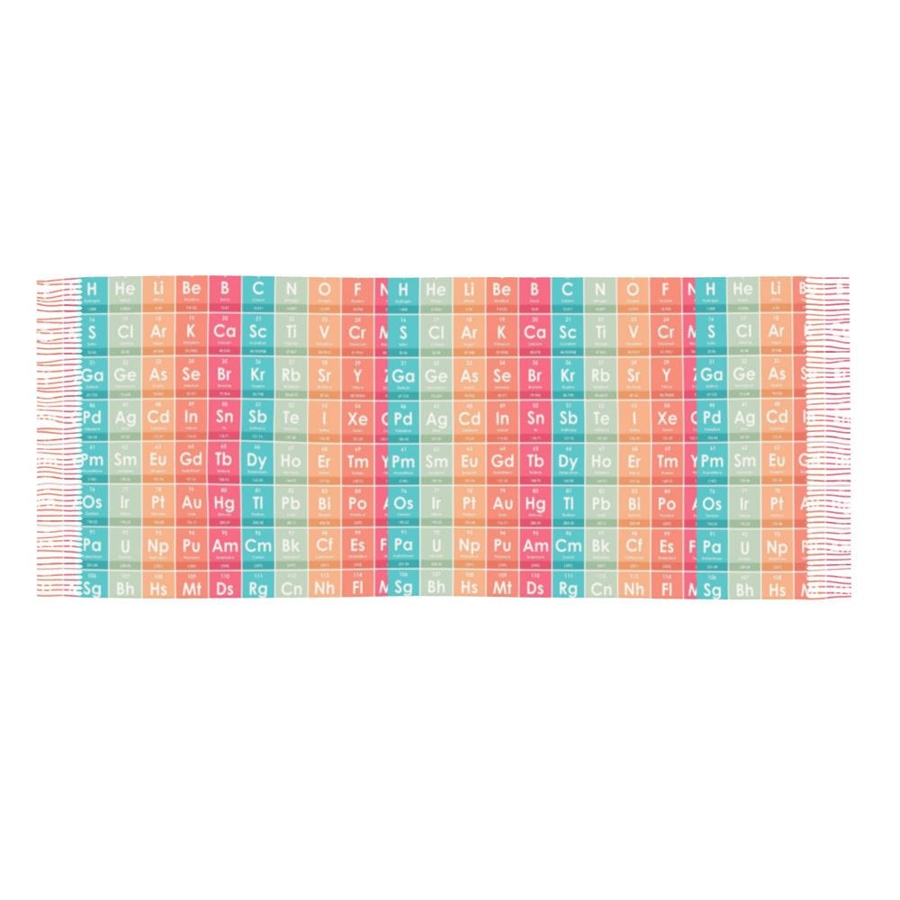 écharpe table périodique