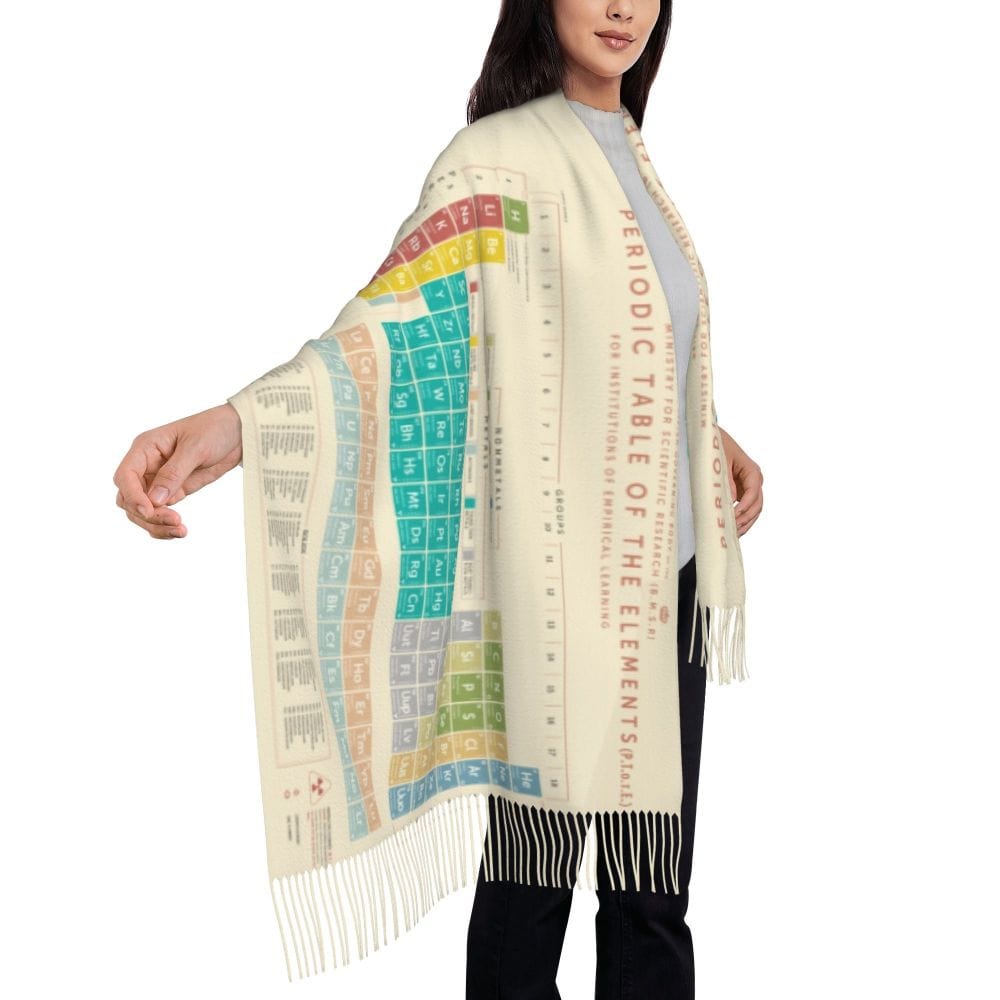 écharpe table périodique