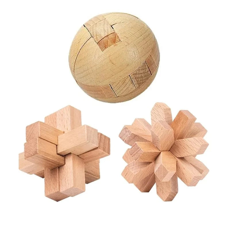 G200LH012T casse tete en bois ( 3 pieces)