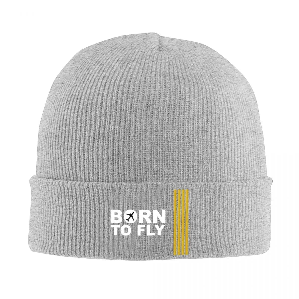 GRAY / Knit Hat bonnet aviation
