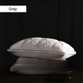 gris 48X74cm / hauteur 20-22cm 0.8kg oreiller 95% duvet d'oie
