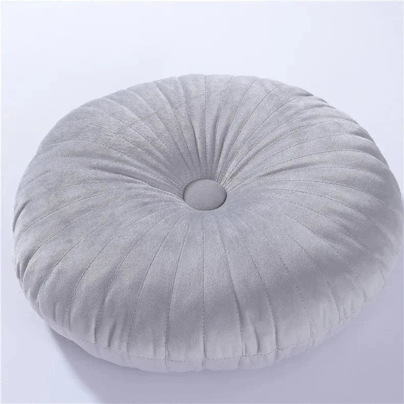 gris clair / 35cm coussin de sol ronds