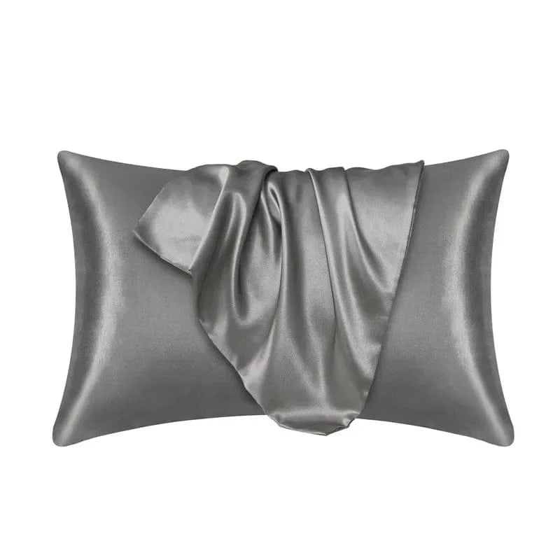gris foncé / 51cmx76cm taie d'oreiller