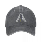 gris foncé / Ajustable casquette alphabet