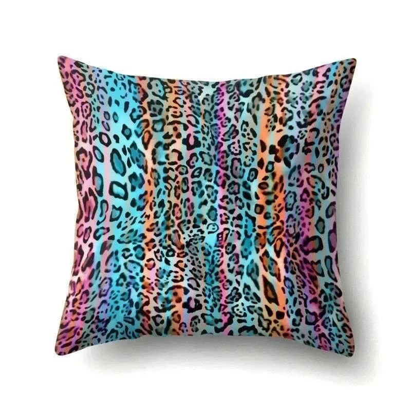 H2 / 50x50cm housse de coussin léopard