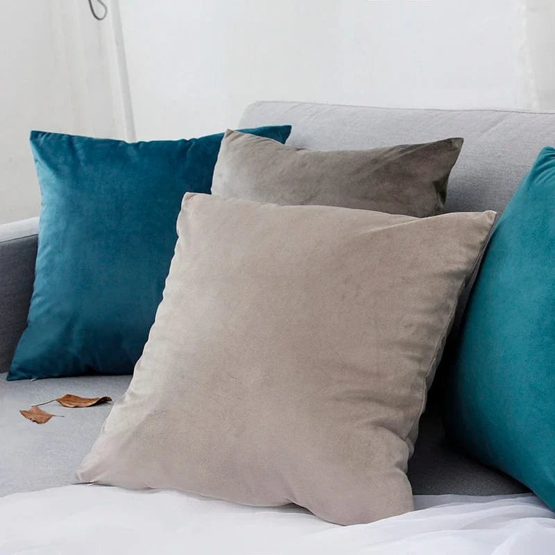 housse de coussin en velours