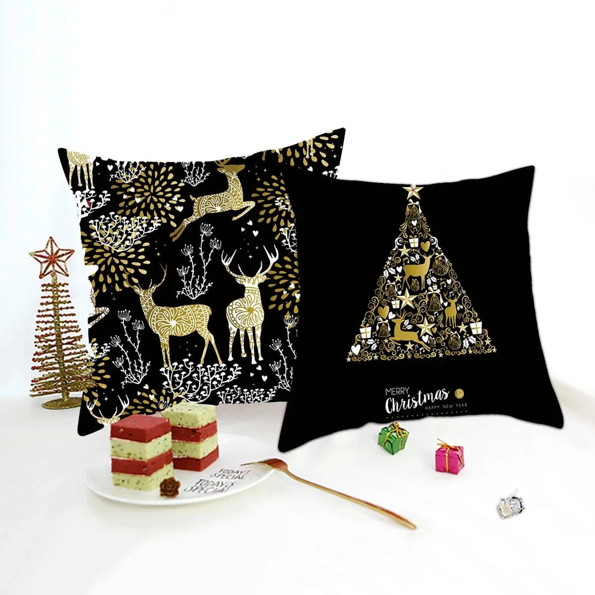housses de coussins de noel