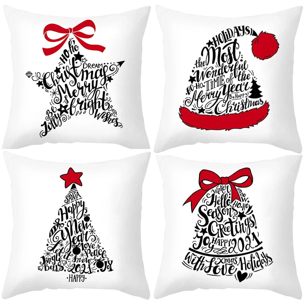 housses de coussins de noel