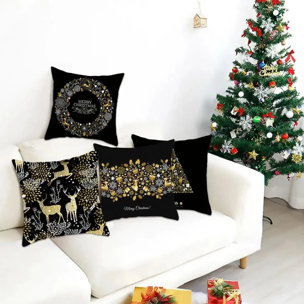 housses de coussins de noel