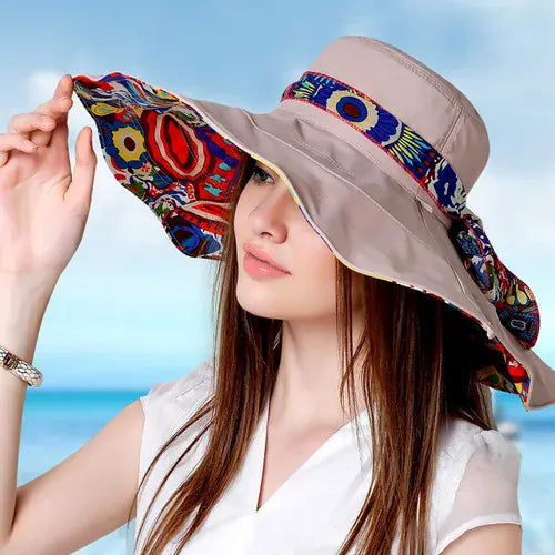 khaki / M 55-58cm chapeau printemps