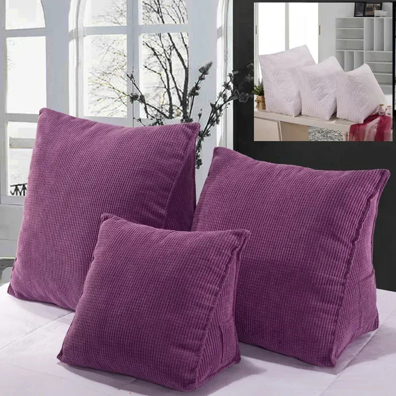 Lavender / 47x45x23cm Coussin de Lecture Ergonomique