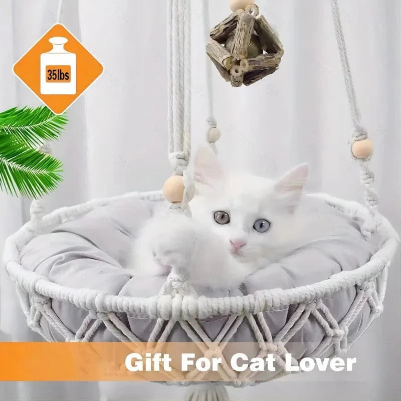 lit suspendu pour chat