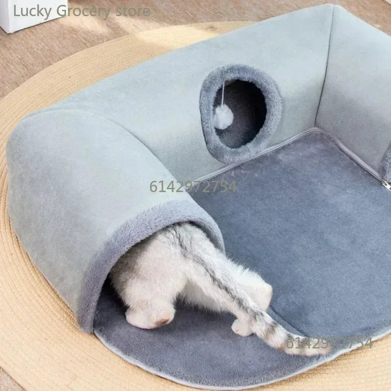 lit tunnel pour chat