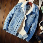 M / bleu clair veste d'hiver