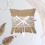marron / 10x8cm coussin pour alliance