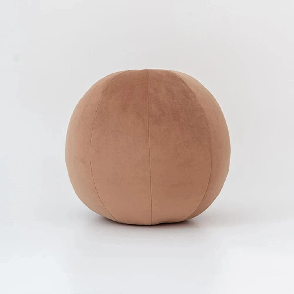 marron clair / diameter 30cm coussin ballon