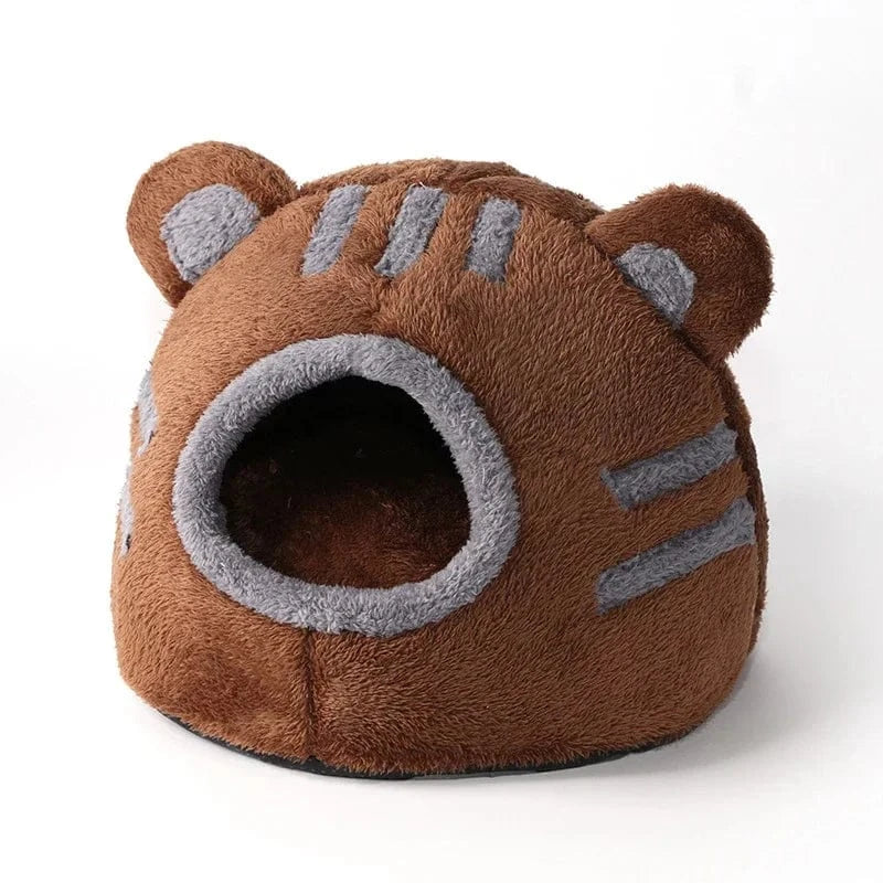 marron / L(45x34cm) niche ronde pour chat