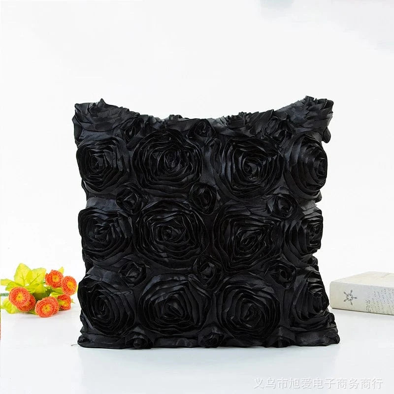 noir / 40x40cm housse de coussin décorative
