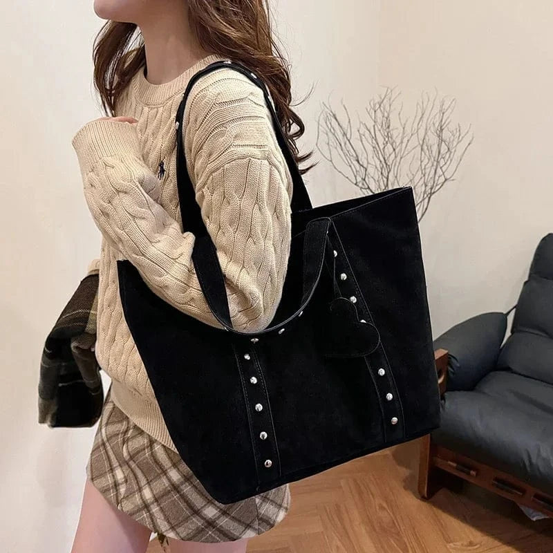 noir / 47CM 14CM 32CM sac à main velours