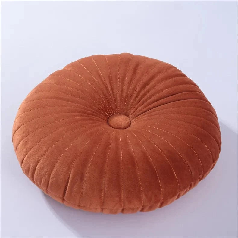 Orange / 35cm coussin de sol ronds