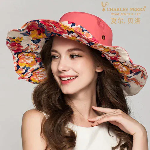 Orange red / M 55-58cm chapeau printemps