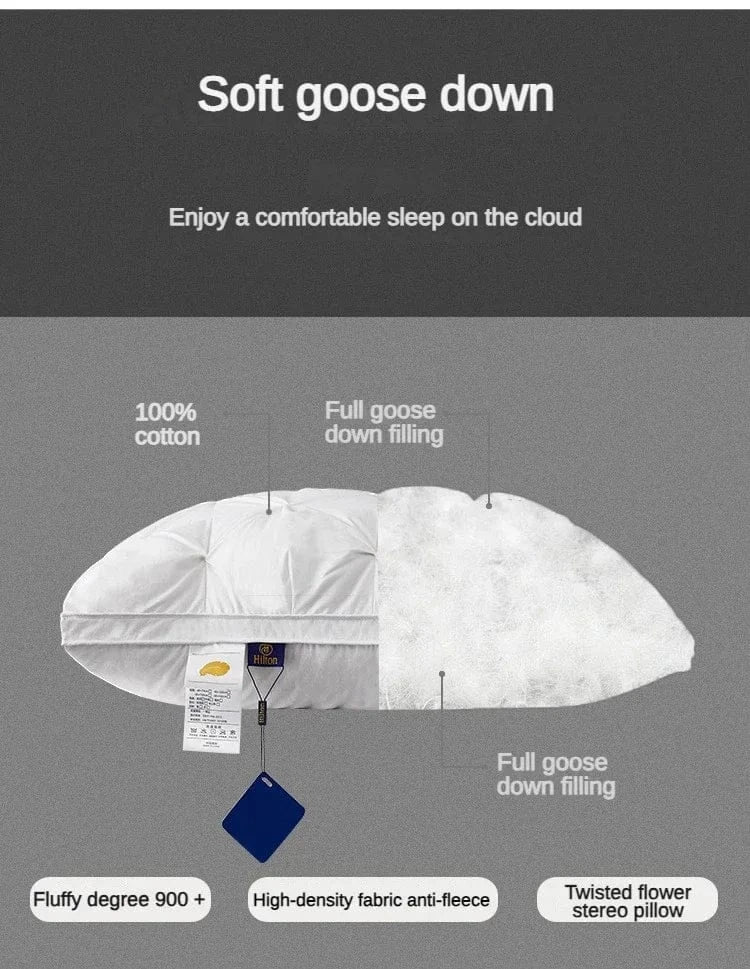 oreiller 95% duvet d'oie