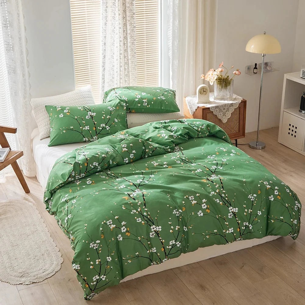 parure de lit "florale"