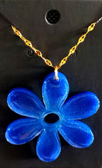 Pendentif Pendentif fleur bleue