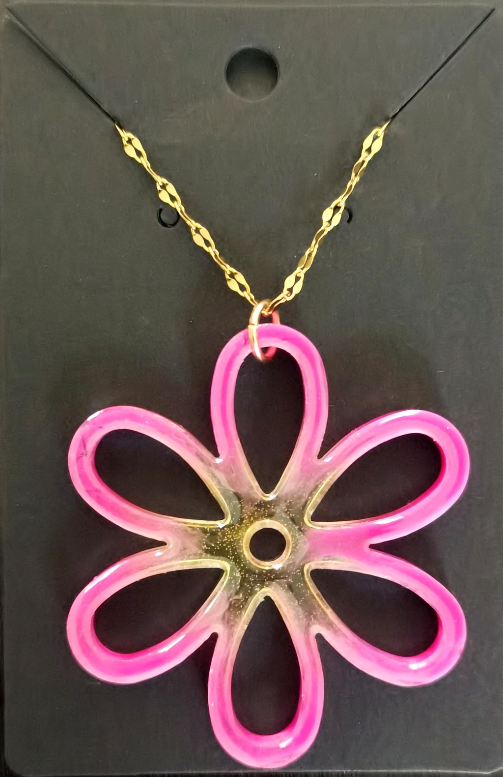 Pendentif Pendentif fleur rose