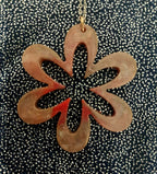 Pendentif Pendentif fleur rose pétales
