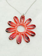 Pendentif Pendentif Fleur Rouge Créole