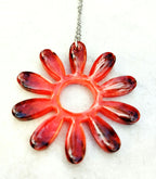 Pendentif Pendentif Fleur Rouge Créole
