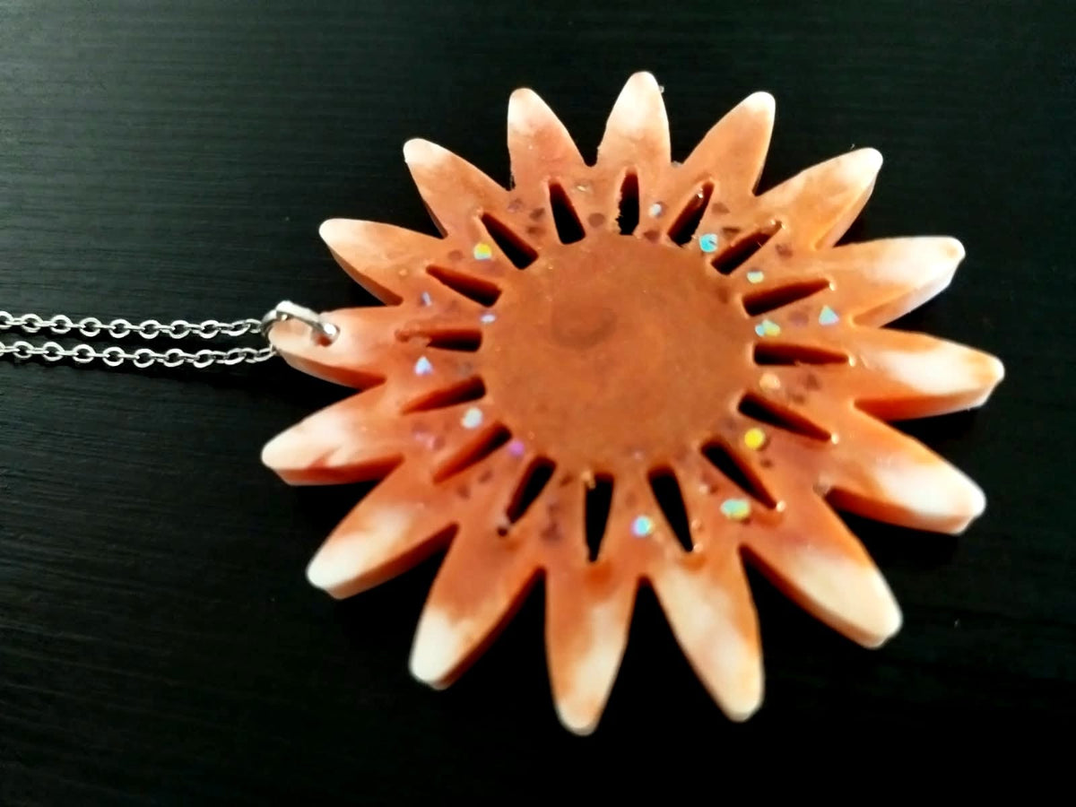 Pendentif Pendentif soleil orange
